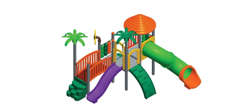 Luminni Play Ipanema, playground em madeira plástica